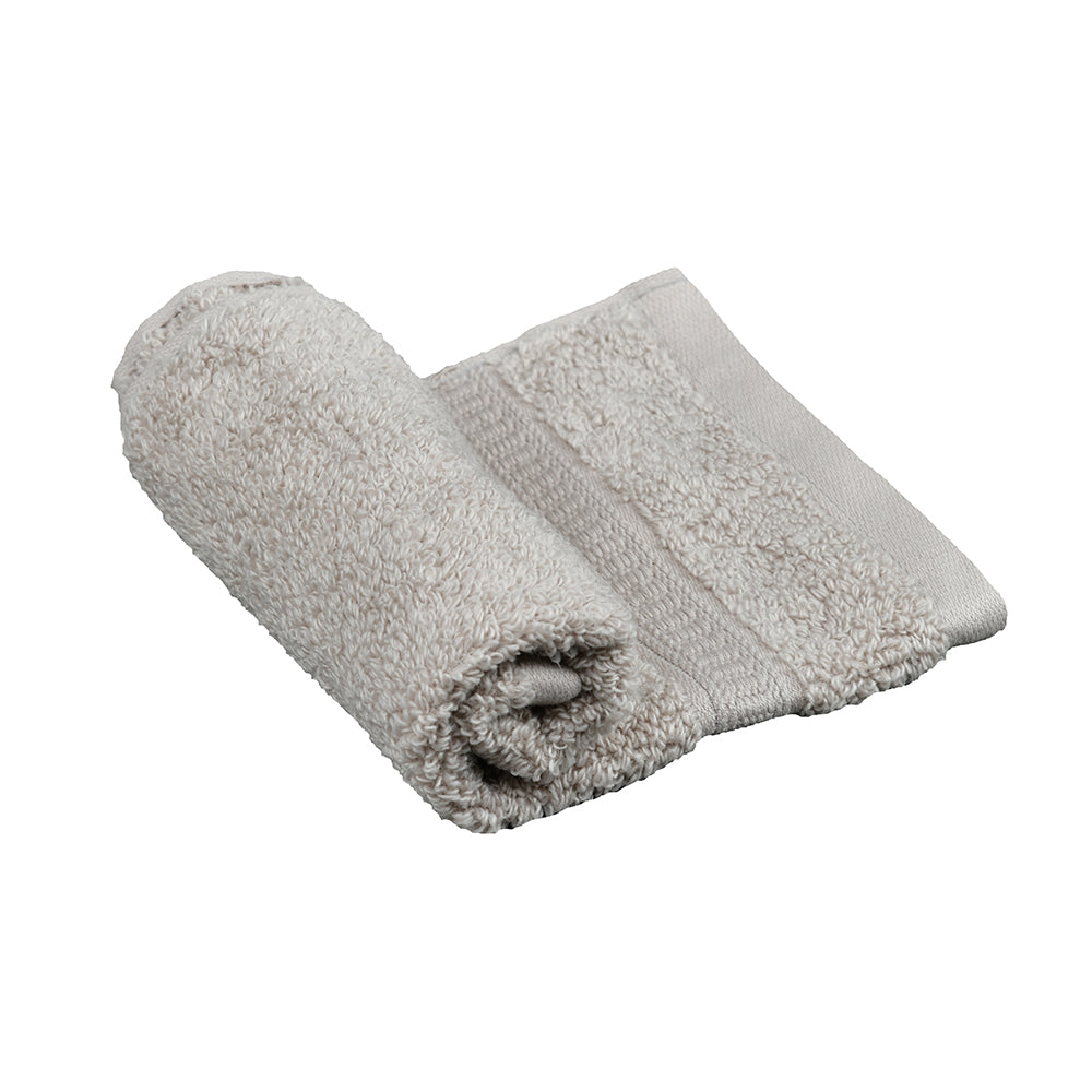 Cotton Face Towel- Light Grey