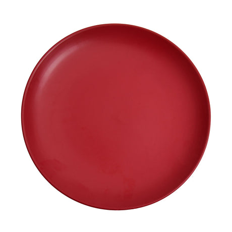 Stoneware Dinner Plate- Red Matt