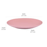 Stoneware Dinner Plate- Pink Matt