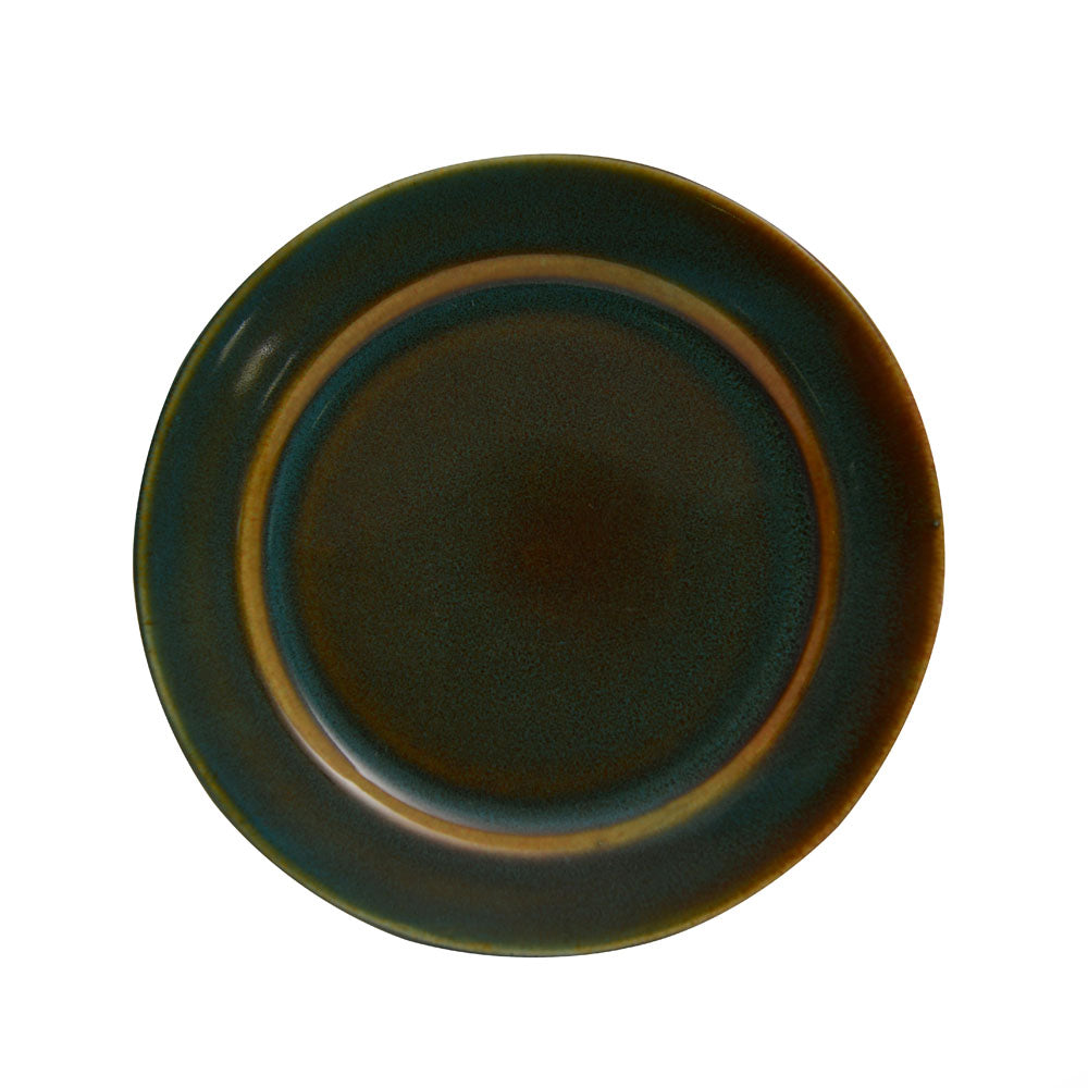 Glaze Quarter Plate- Moss Green