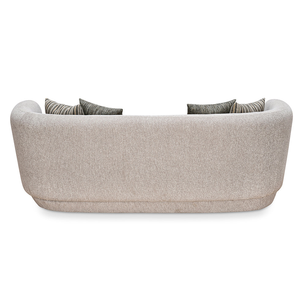 Bethany 3 Seater Fabric Sofa (Sand Brown)
