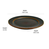 Glaze Quarter Plate- Moss Green