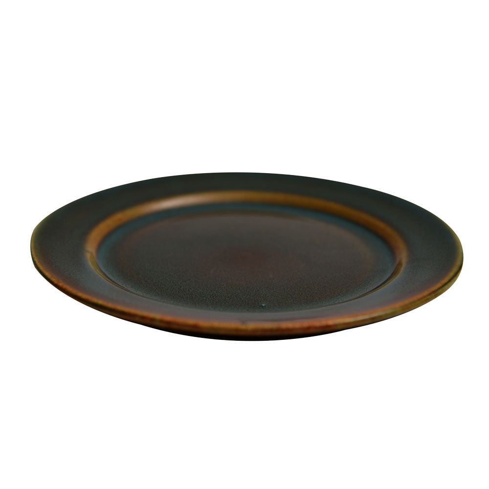 Glaze Quarter Plate- Moss Green
