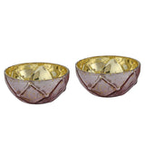 Decorative Votive Candle Holder Set of 2- Pink