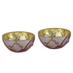 Decorative Votive Candle Holder Set of 2- Pink