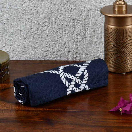 Nilkamal Arias by Lara Dutta Abstract 250 GSM Bamboo Polycotton Hand Towel 40 x 60 cm (Multicolor) - 02