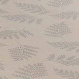 Ammara Leaf Design Polyester Single Bedsheet with 1 Pillow Cover- Beige