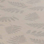 Ammara Leaf Design Polyester Single Bedsheet with 1 Pillow Cover- Beige