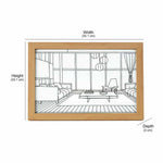 Still Life Sofa LED Painting With 3 Lighting Modes