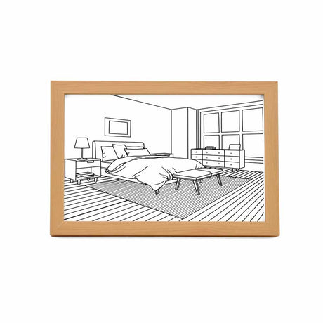 Still Life Bed LED Painting With 3 Lighting Modes