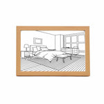 Still Life Bed LED Painting With 3 Lighting Modes