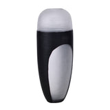 Decorative Round Top Vase Large- Black and Transparent