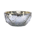 Decorative Votive Candle Holder Set of 2- Silver