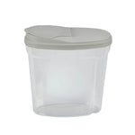 Polypropylene Kitchen Grocery Storage Container 2.9 L- Transparent & Grey
