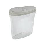 Polypropylene Kitchen Grocery Storage Container 2.9 L- Transparent & Grey