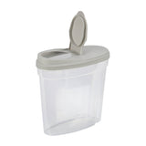 Polypropylene Kitchen Grocery Storage Container 2.9 L- Transparent & Grey