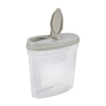 Polypropylene Kitchen Grocery Storage Container 2.9 L- Transparent & Grey