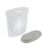 Polypropylene Kitchen Grocery Storage Container 2.9 L- Transparent & Grey
