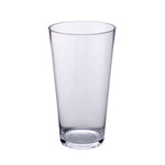 Decorative Tapered Glass Vase Small- Transparent