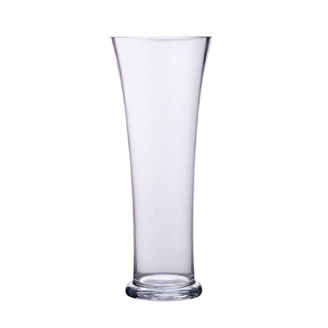 Decorative Squeezed Glass Vase Small- Transparent