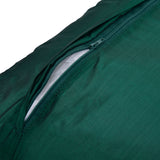 Brocade Polyester 16" x 16" Filled Cushion (Green)