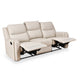 Levon 3 Seater Manual Recliner- Light Beige