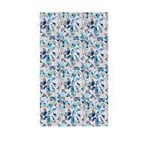 Geometric Polyester Single Bedsheet with 1 Pillow Cover (Seagreen)