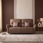 Norma 3 Seater Electric Recliner Sofa- Camel Brown