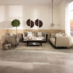 Canyon 1 Seater Fabric Sofa (Light Grey)