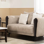 Canyon 2 Seater Fabric Sofa (Light Grey)