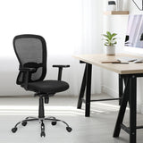 Nilkamal alba Mid Back Mesh Cts Chrome Base Black