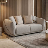 Ondina 2 Seater Fabric Sofa- Beige
