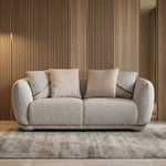 Ondina 2 Seater Fabric Sofa- Beige