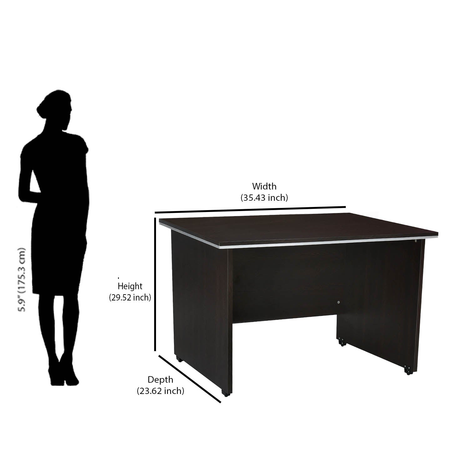Prime 3ft Office Table (New Wenge)