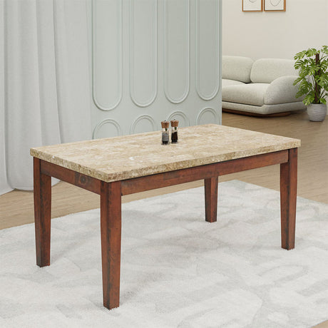 Nilkamal prince 6 Seater Dining Table Milan Walnut