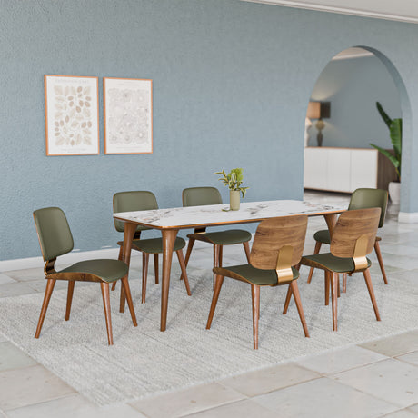 Nilkamal Princeton 6 Seater Dining Set White And Ash Wood