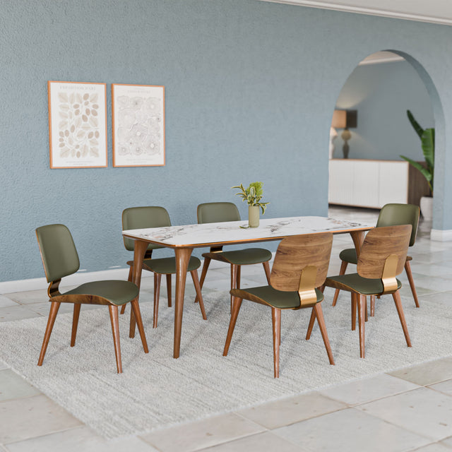 Nilkamal Princeton 6 Seater Dining Set White And Ash Wood