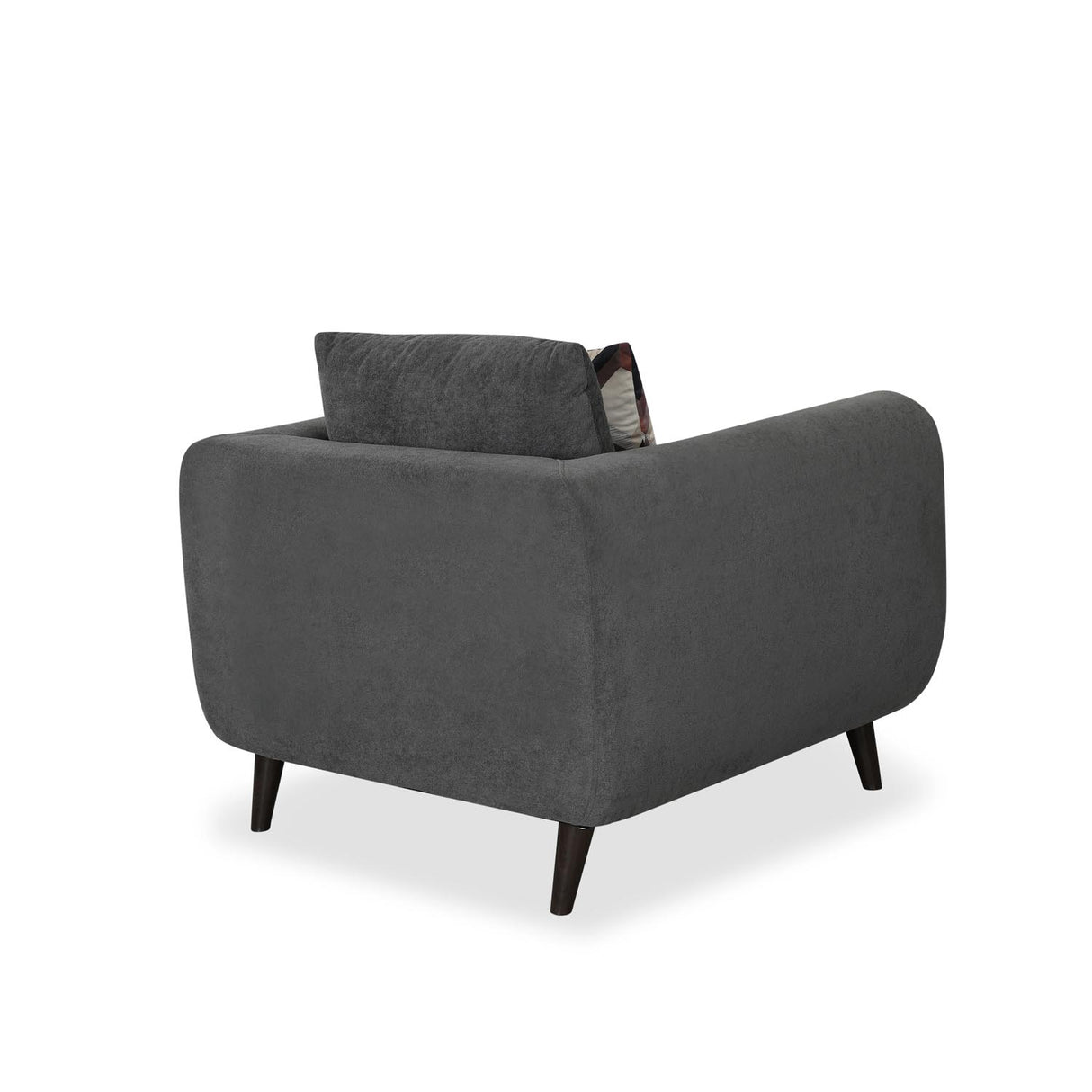 Harper 1 Seater Fabric Sofa- Grey