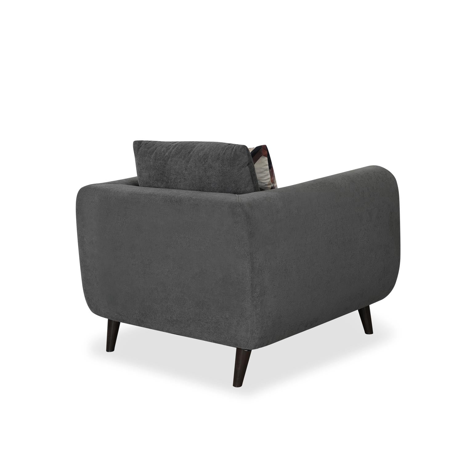 Harper 1 Seater Fabric Sofa- Grey
