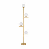 Four Bulbs Floor Lamp (Gold)