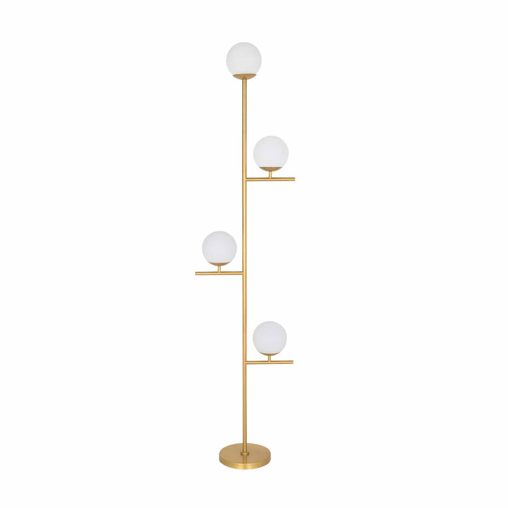 Four Bulbs Floor Lamp (Gold)