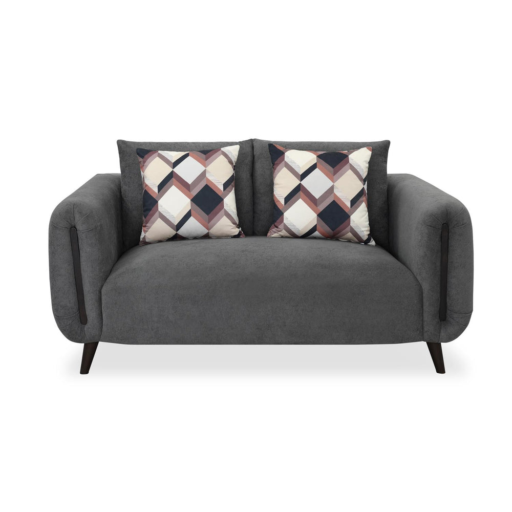 Harper 2 Seater Fabric Sofa- Grey