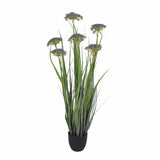 Angelica Grass Artificial Plant with Pot (Purple)