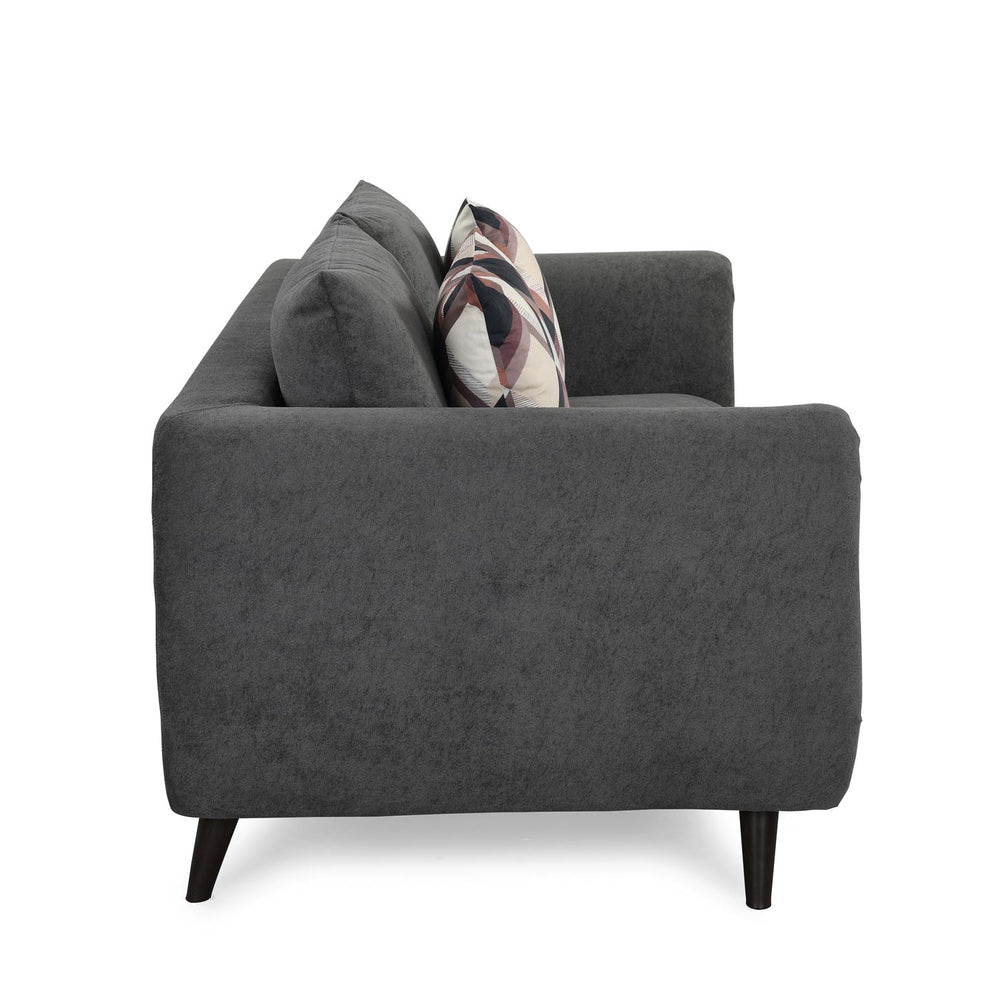 Harper 3 Seater Fabric Sofa- Grey
