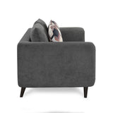 Harper 2 Seater Fabric Sofa- Grey