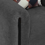 Harper 2 Seater Fabric Sofa- Grey