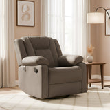 Quito 1 Seater Manual Recliner Sofa- Brown