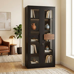 Raven Engineered Wood Book Shelf- Wenge