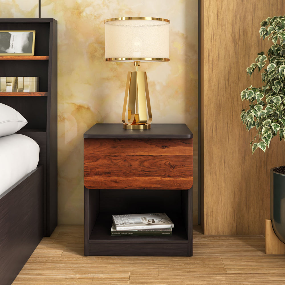 Raven Wooden Night Stand- Wenge