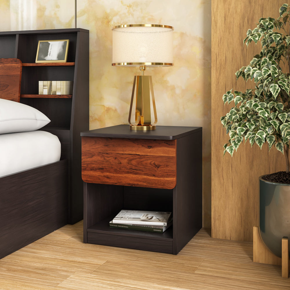 Raven Wooden Night Stand- Wenge